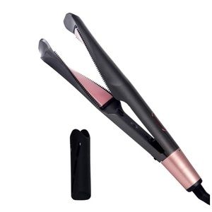 NWOT THE TWIST Flat iron and curling iron w/twisted plates and teeth.